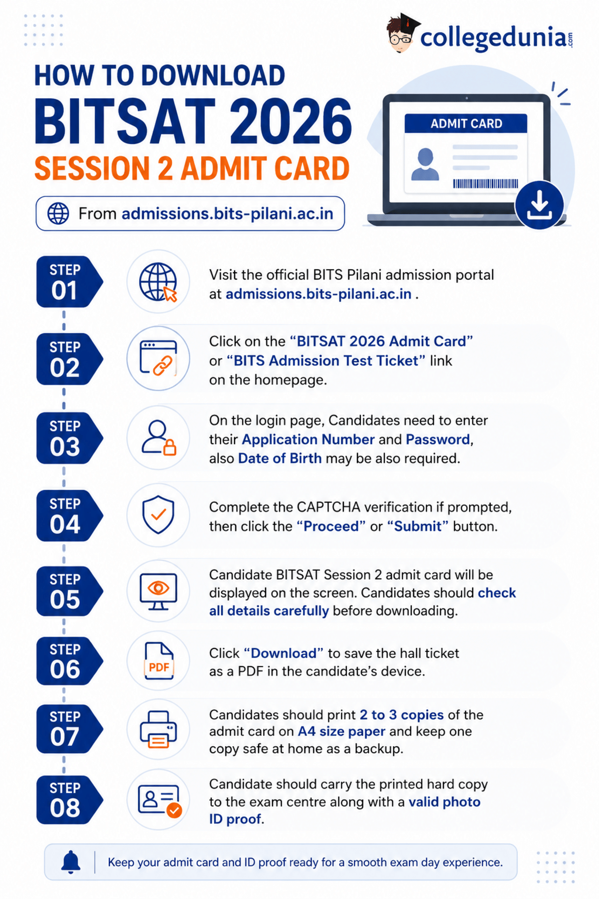 How to Download BITSAT 2026 Session 2 Admit Card