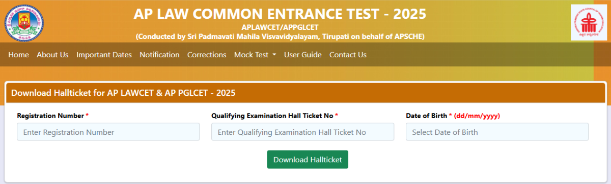 AP LAWCET Admit Card 2027