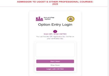 How to Complete Option Entry in KCET 2026