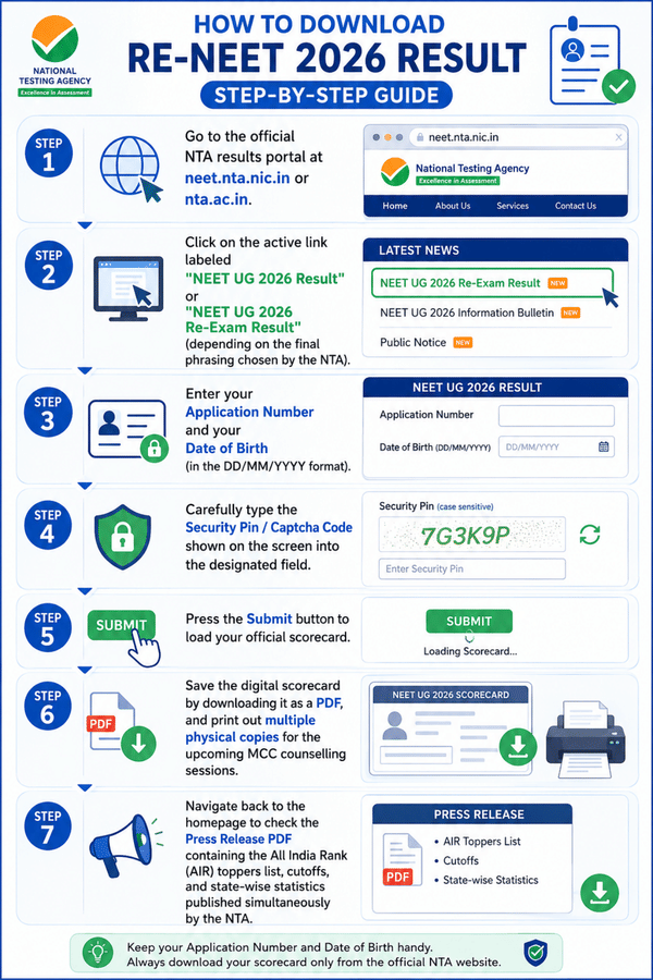 How to Check NEET UG Result 2026?