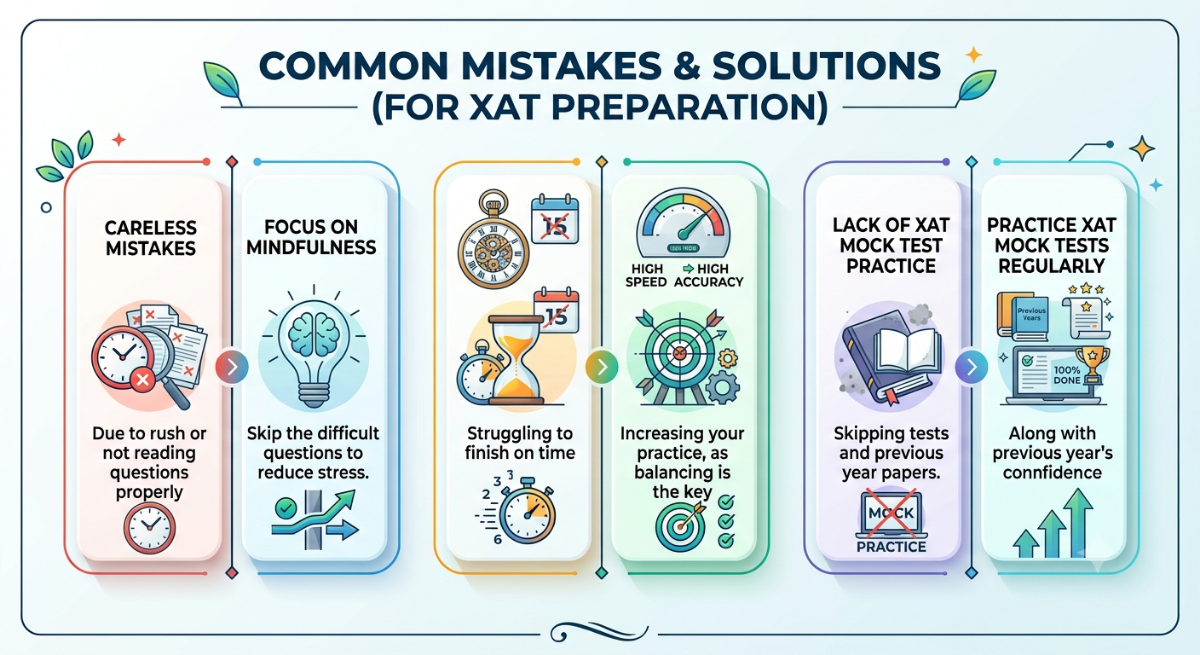 Overview of Common Mistakes in XAT Mock Tests and How to Avoid Them