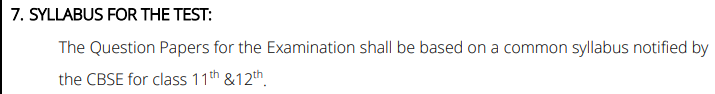 JCECE Syllabus 2027