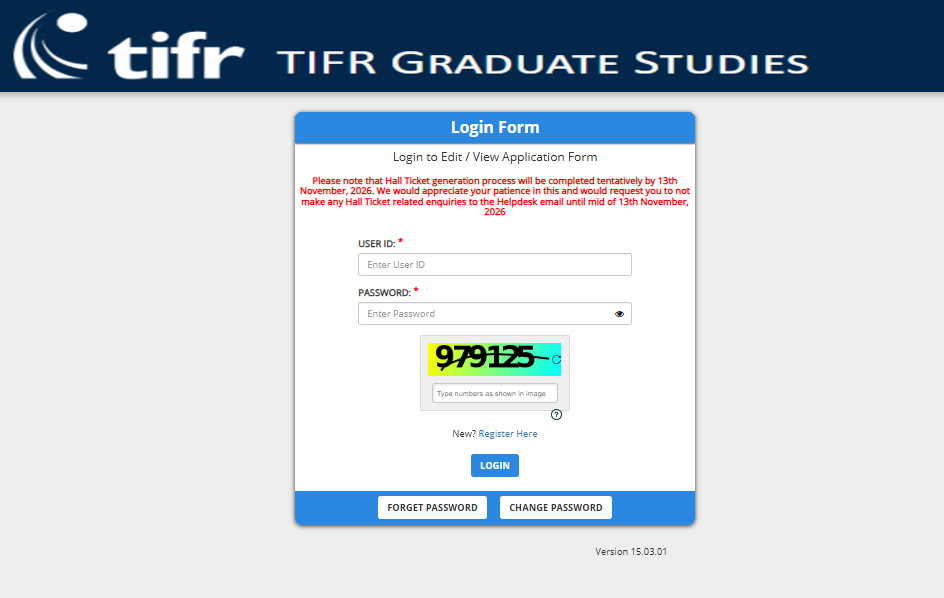 How to Register for TIFR GS 2027 Exam?