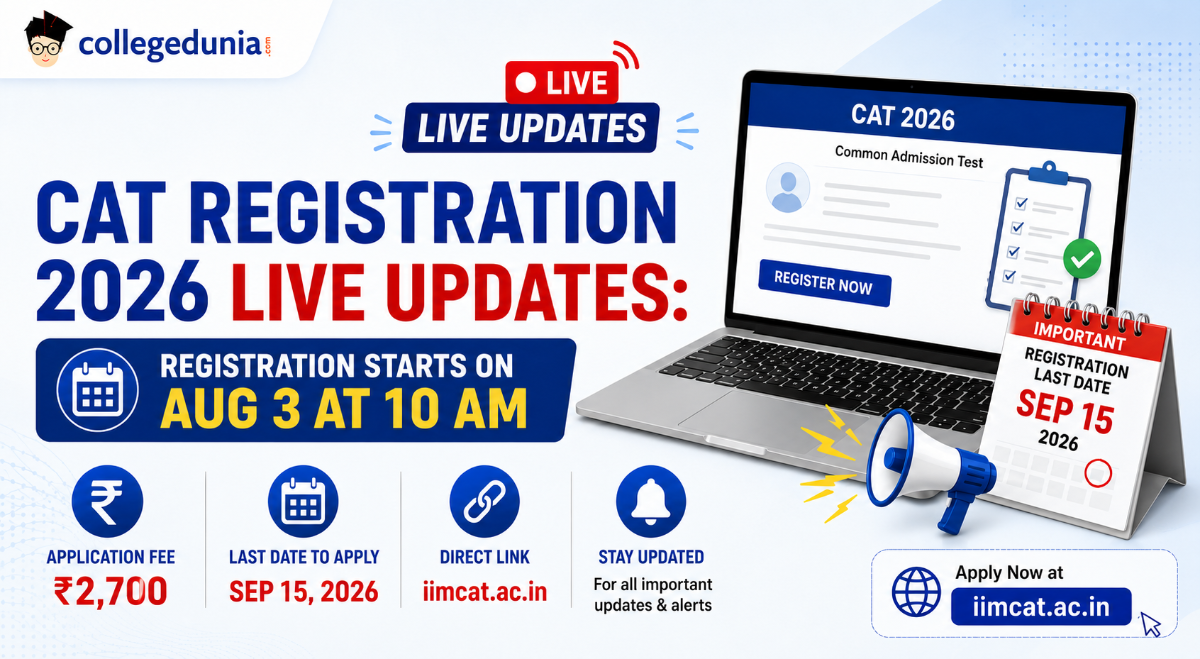 CAT Registration 2026 Live Updates
