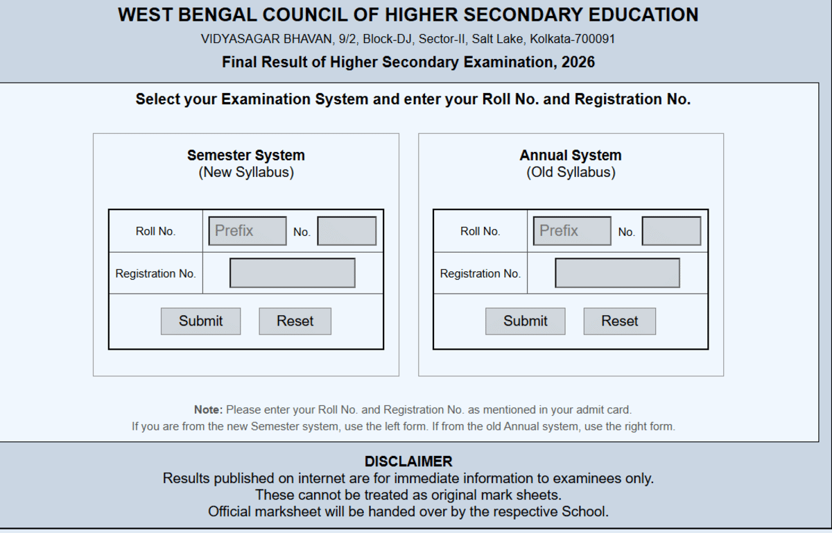 How to Check West Bengal HS Result 2026?