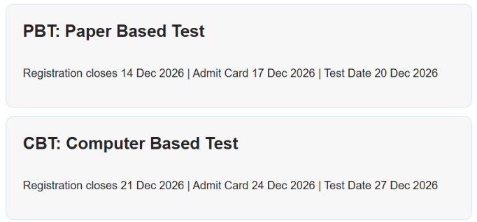 MAT Registration 2026 Dates