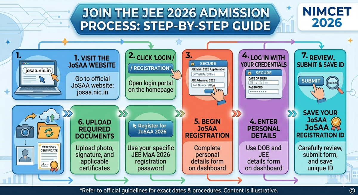How to Register for JoSAA Counselling 2026?