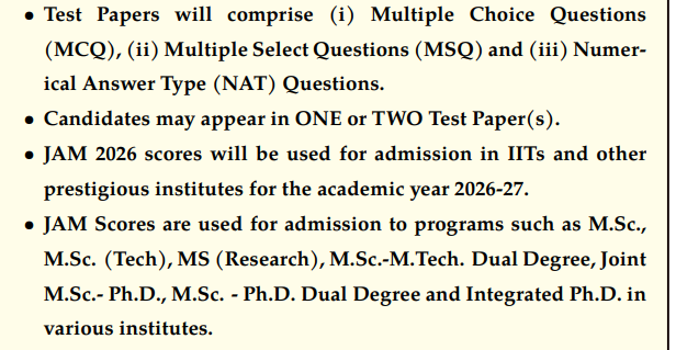 What is IIT JAM?