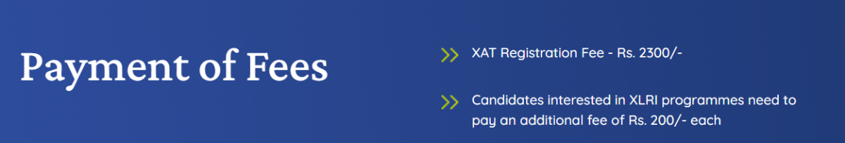 XAT Registration Fees 2027