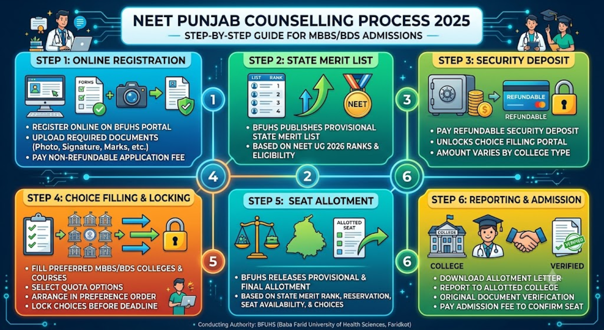Punjab NEET Counselling Process 2026