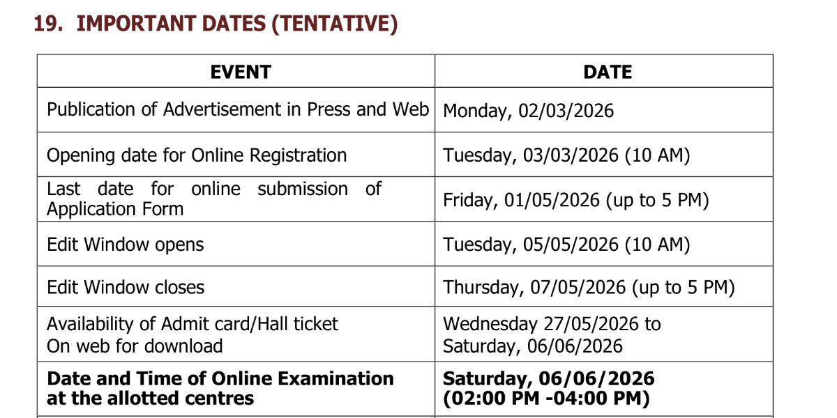 When Will NIMCET 2027 Registration Start?