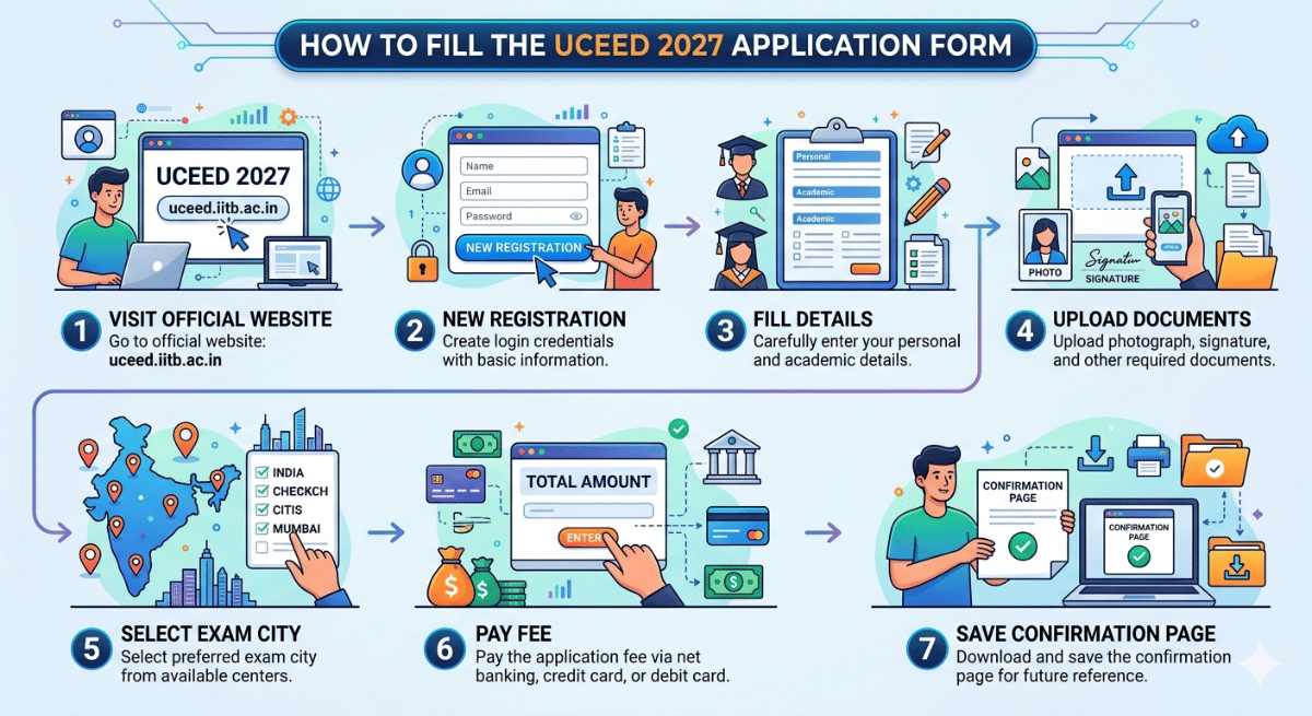 How to Fill the UCEED 2027 Application Form?