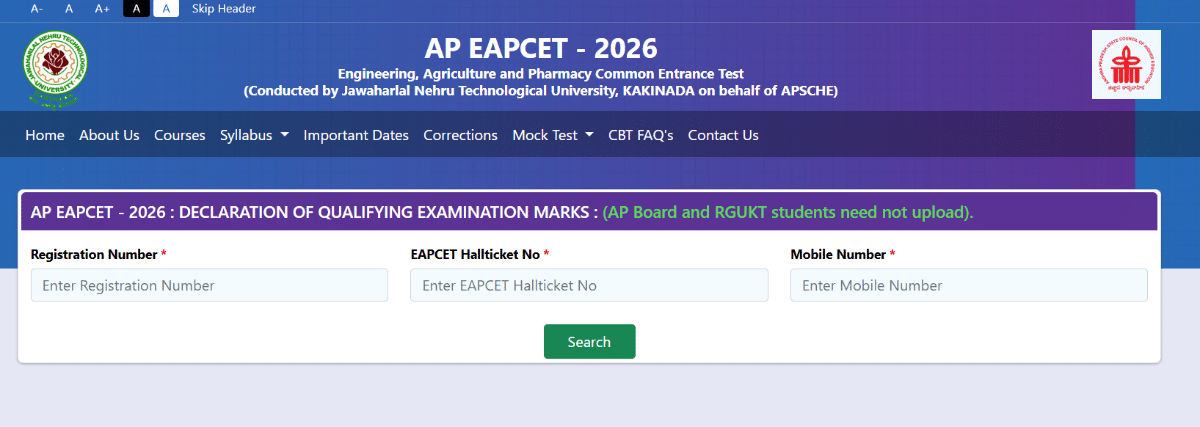 AP EAPCET 2026 Declaration Form: Key Details at a Glance