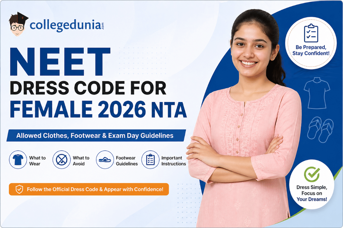 NEET Dress Code for Female 2026 NTA