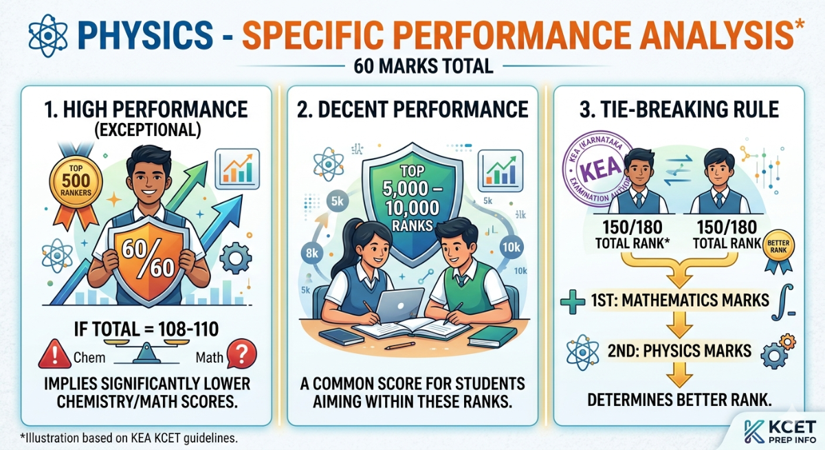 KCET 2026 Physics Paper- Specific Performance Analysis