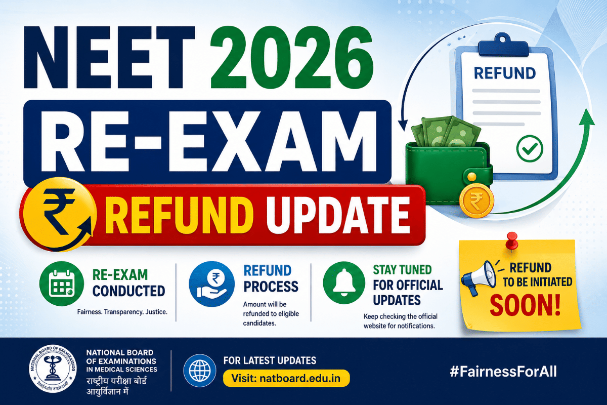 NEET 2026 Re-Exam Refund Update