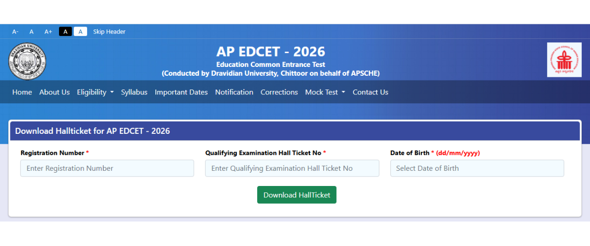 How to Download the AP EDCET 2027 Admit Card
