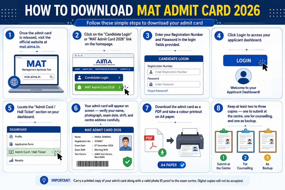 How to Download MAT Admit Card 2026?
