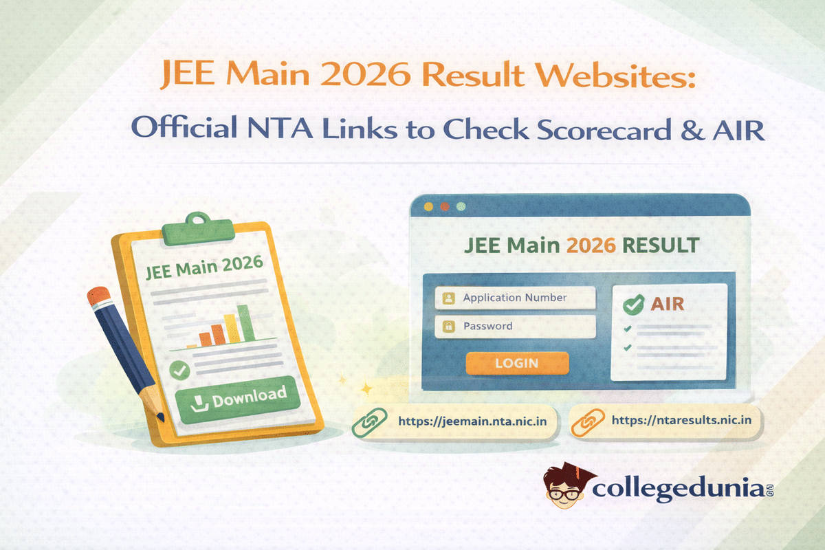 JEE Main 2026 Result Websites