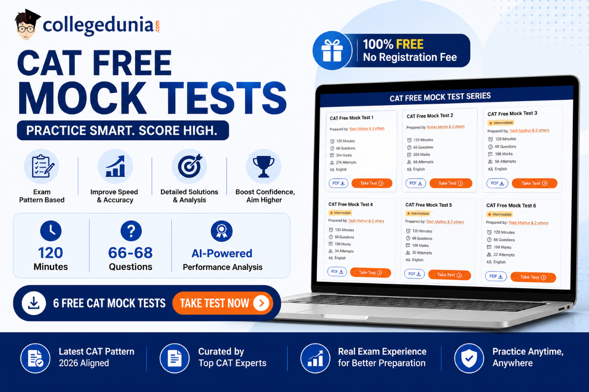 Free CAT Mock Test 2026 PDF Download with Detailed Solutions