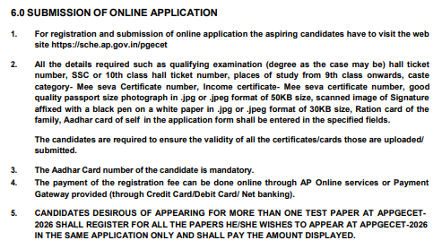 AP PGECET Application Process 2027: Overview