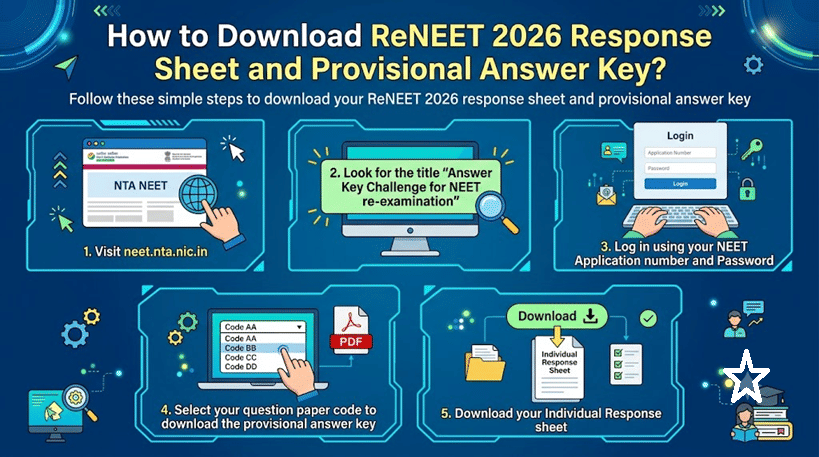 How to Download ReNEET 2026 Response Sheet and Provisional Answer Key?