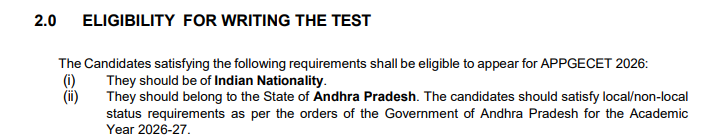 AP PGECET Eligibility Criteria 2027
