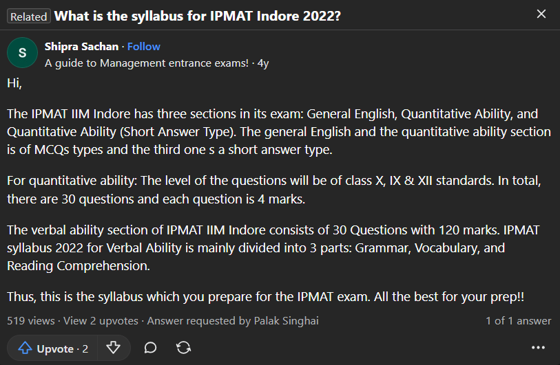 IPMAT Exam Syllabus 2027 for Logical Reasoning (Only for IPMAT Rohtak)