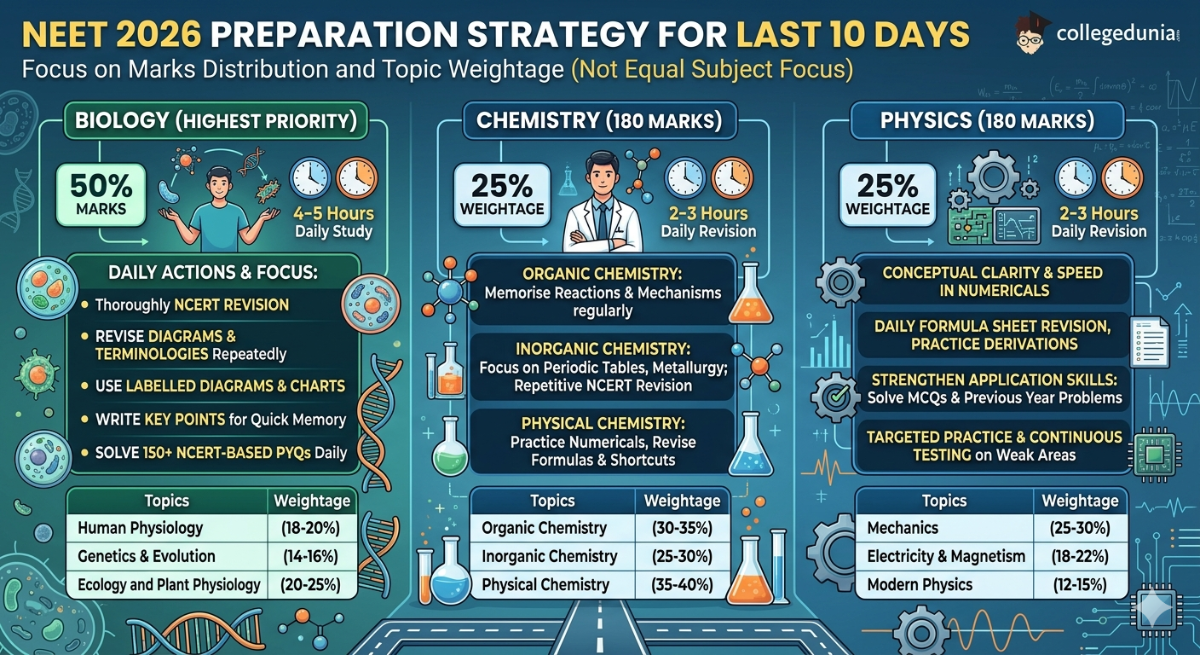 NEET 2026 Preparation Strategy for Last 10 Days