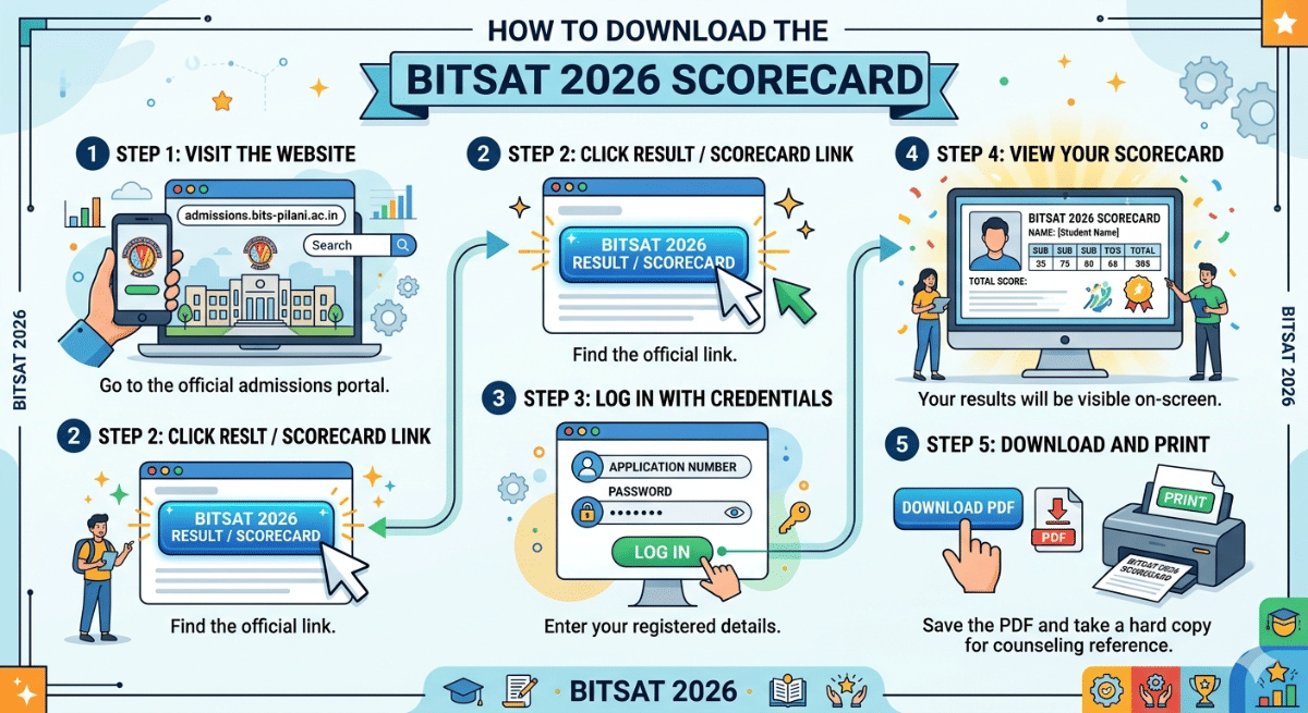 How to Download the BITSAT 2026 Scorecard