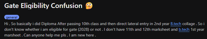 GATE 2027 Eligibility Criteria: Reddit Discussion