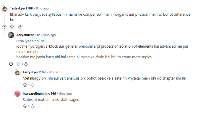 JEE Mains Syllabus 2027 — A Reddit Discussion