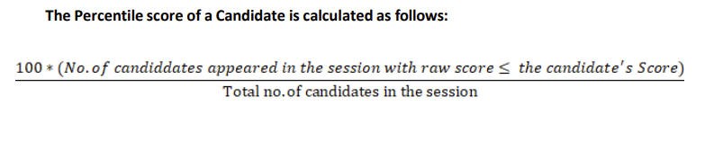How is MHT CET Percentile Calculated?