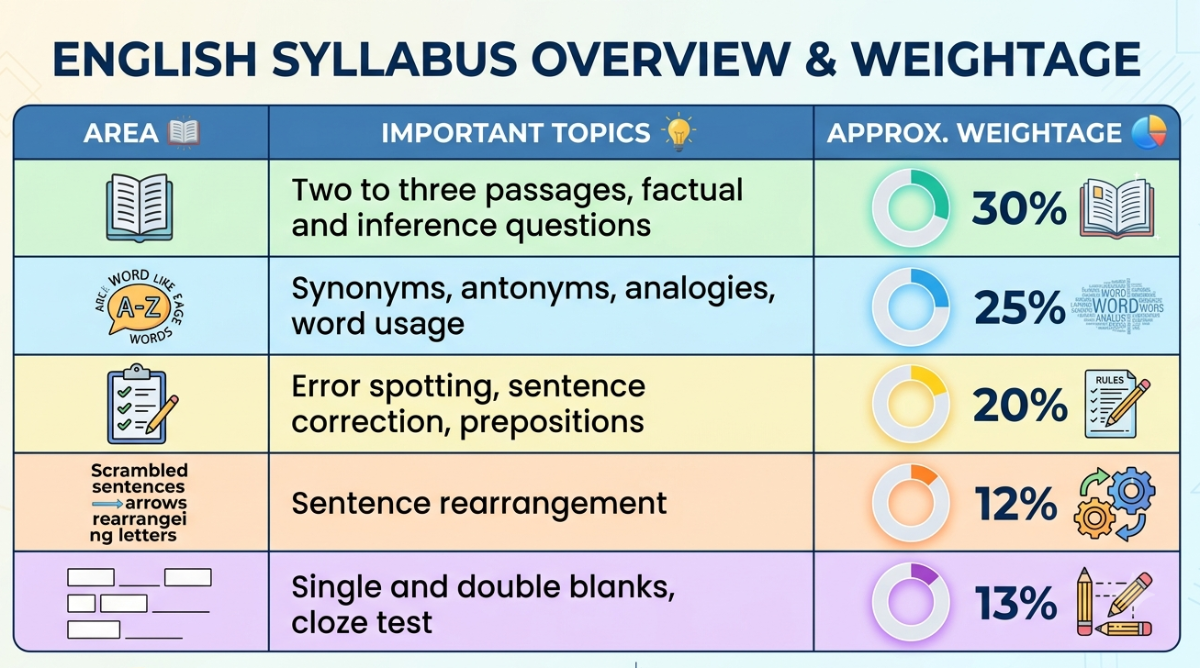 NMAT Syllabus 2026 for Language Skills