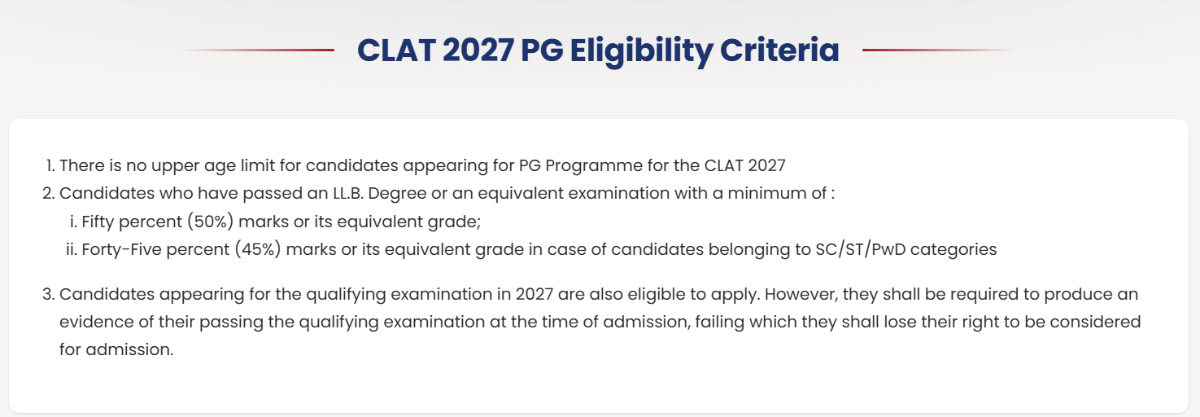 Who Can Register for CLAT 2027?