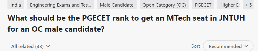 TS PGECET 2026: Quora Discussion