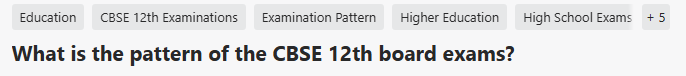 CBSE Class 12 Subject-wise Exam Pattern 2027