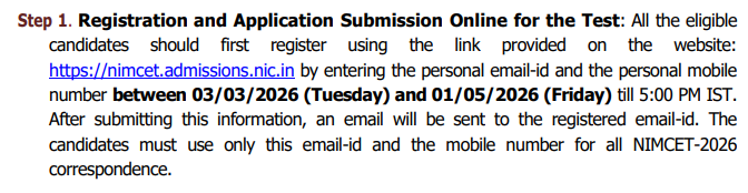 NIMCET Registration Trends: 2022 to 2026