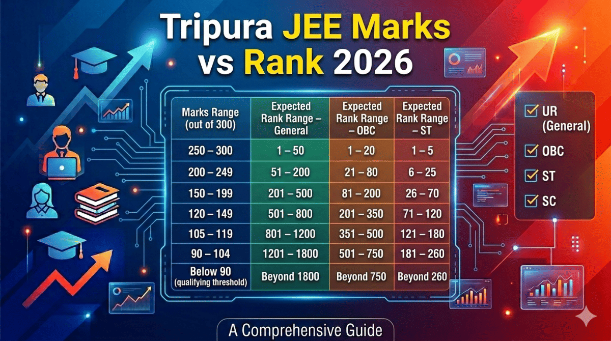 Tripura JEE Marks vs Rank 2026