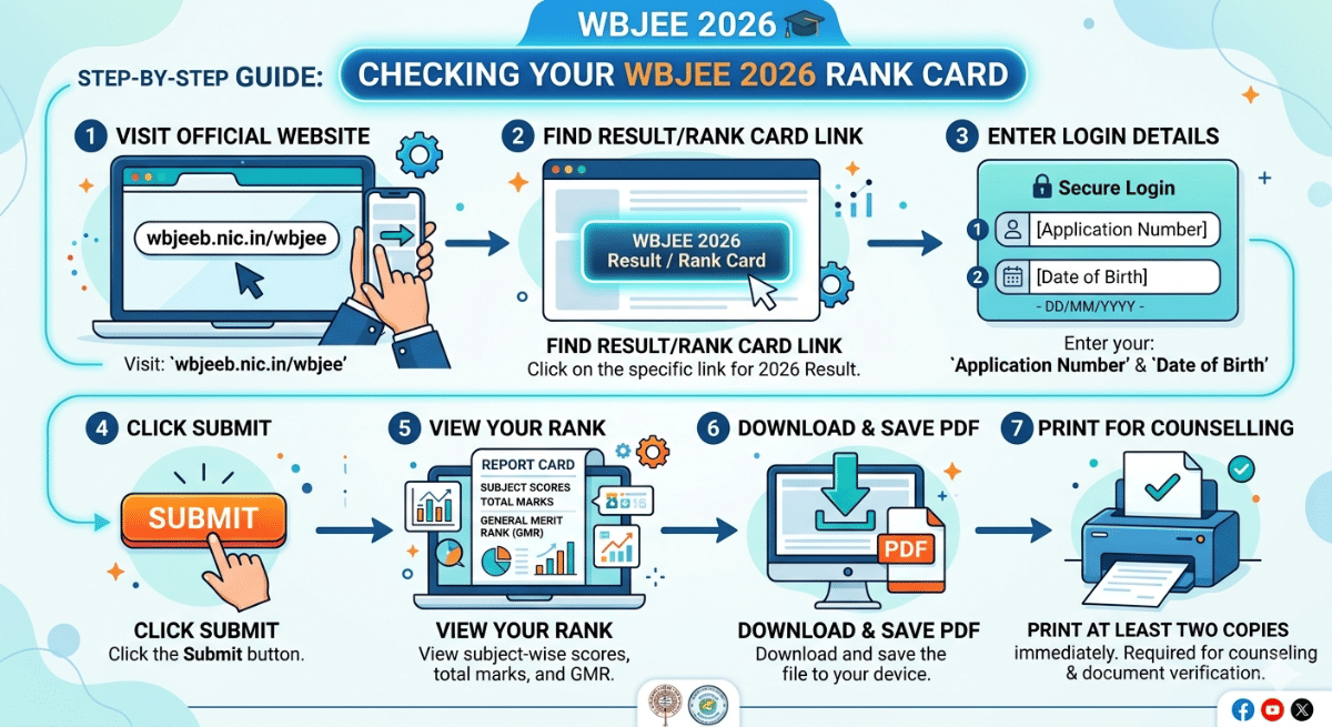 How to Check WBJEE Rank Card 2026