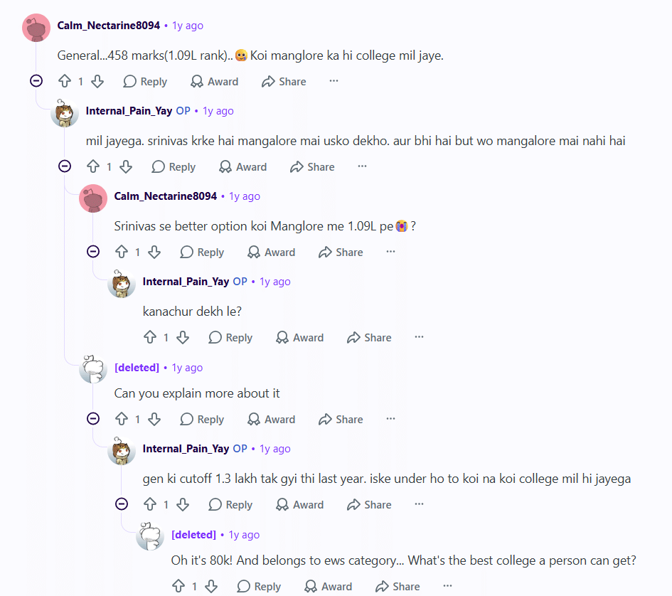 reddit discussion
