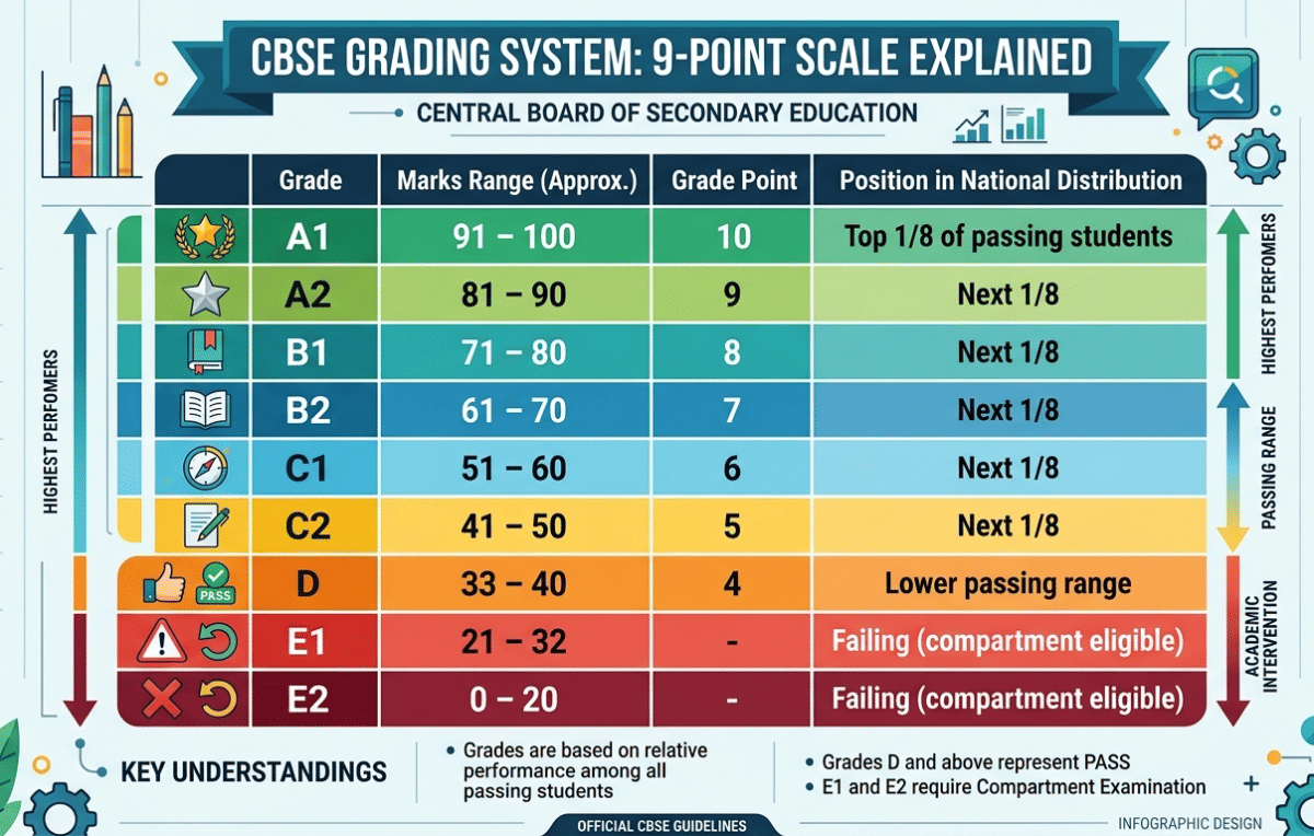 CBSE Grading System: 9-Point Scale Explained