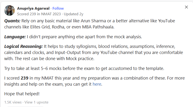 Quora Discussion