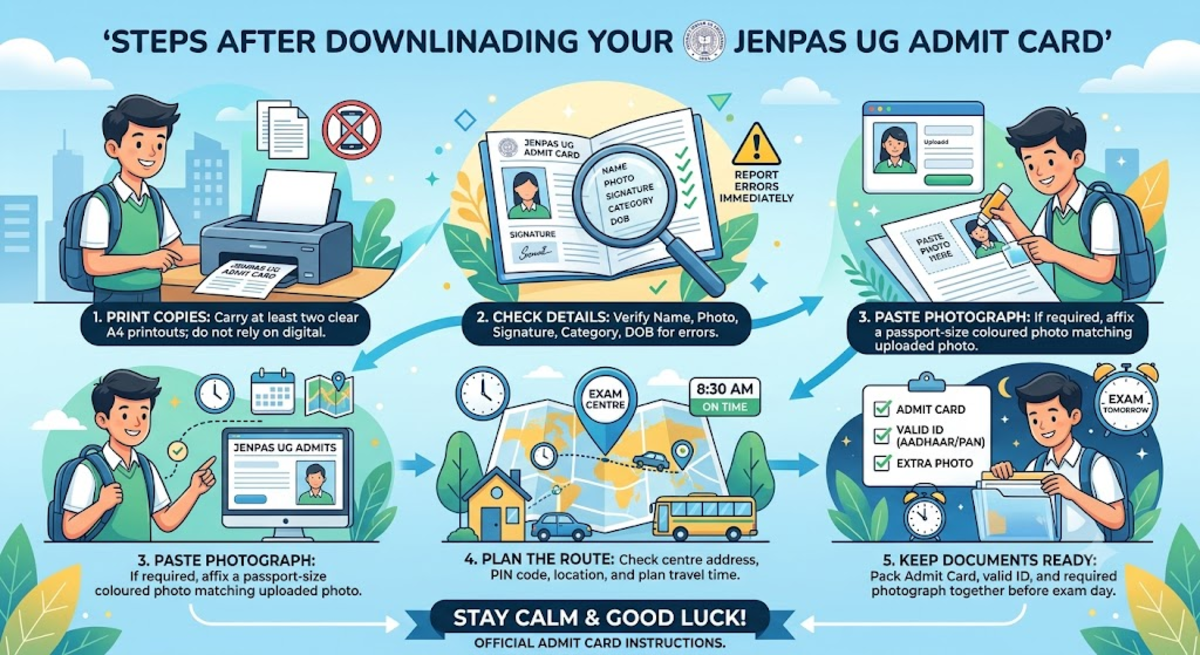 What to Do After Downloading the WBJEE JENPAS UG 2027 Admit Card