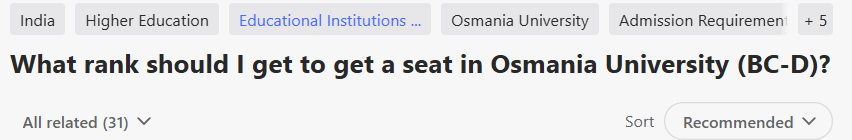 TS PGECET 2026: Quora Discussion