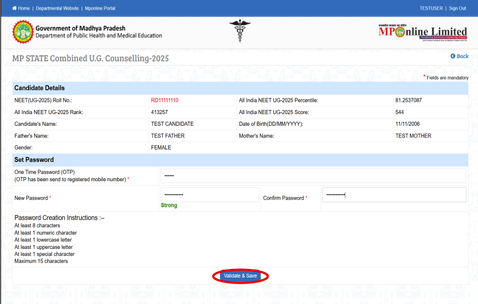 MP NEET UG Counselling 2026 Registration Process