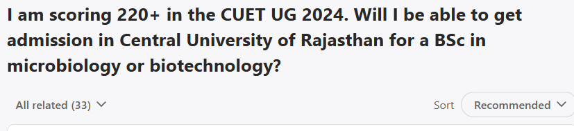 Quora Discussion