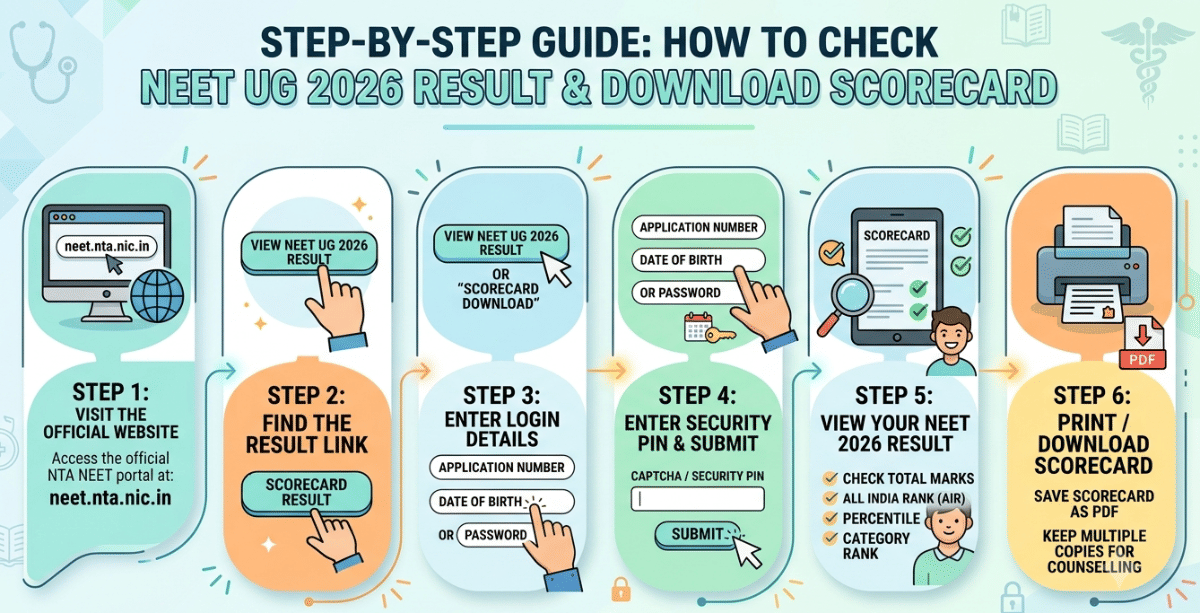 How to Check NEET Result 2026: Step-by-Step