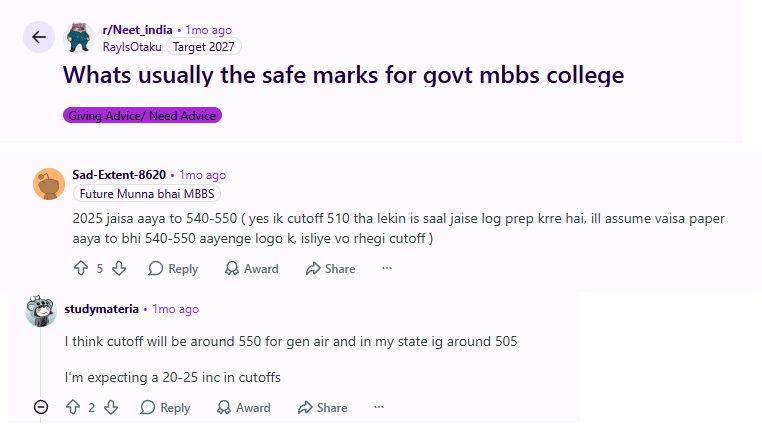 Reddit Discussion