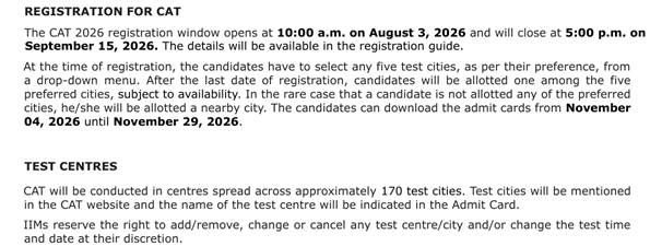 CAT 2026 Exam Day Documents Checklist